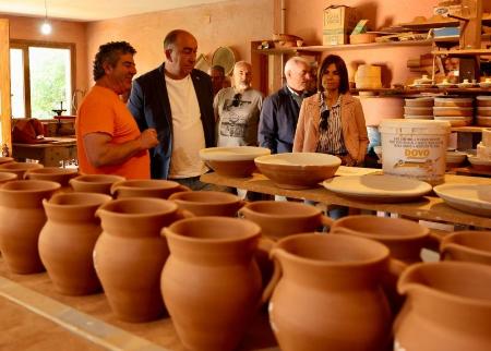 Imagen La artesanía, la construcción o la alimentación gourmet se muestran ante Miguel Ángel de Vicente como oportunidades de desarrollo en el nordeste de la provincia